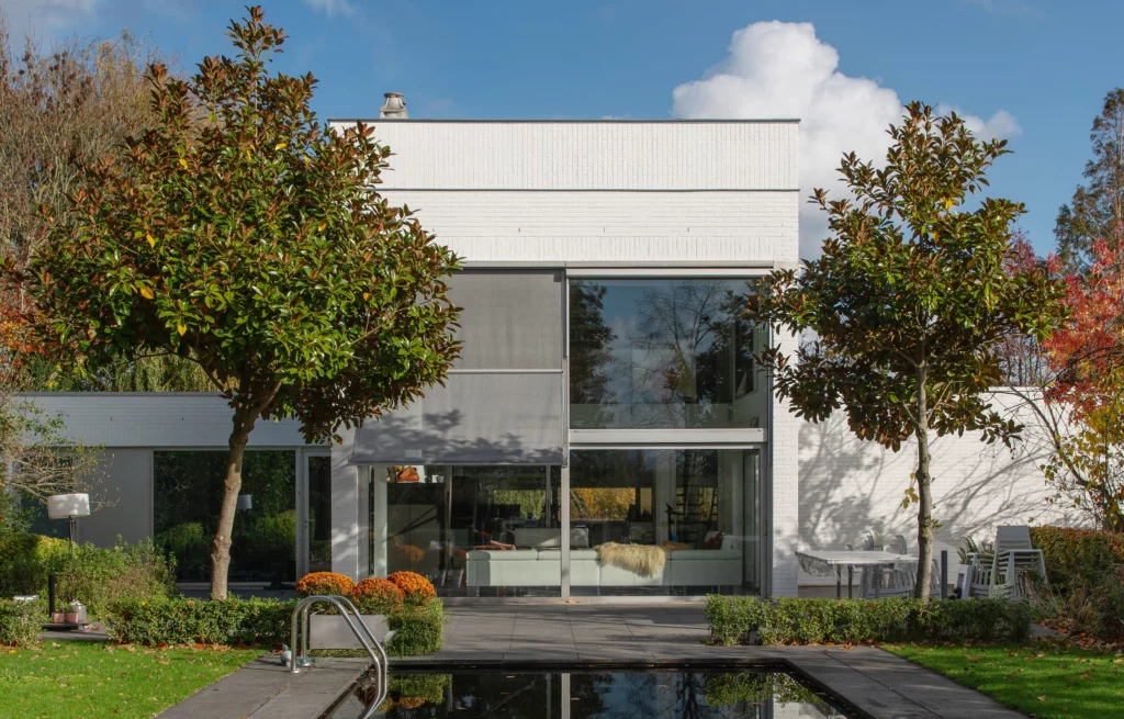 Villa à Roulers – vue sur le jardin arrière
